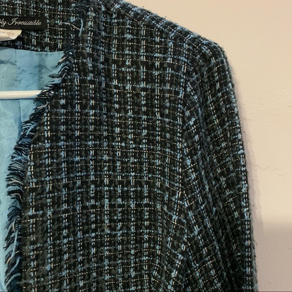 🧡3/$30 Blue light weight jacket blazer | Size 6 - Picture 8 of 10